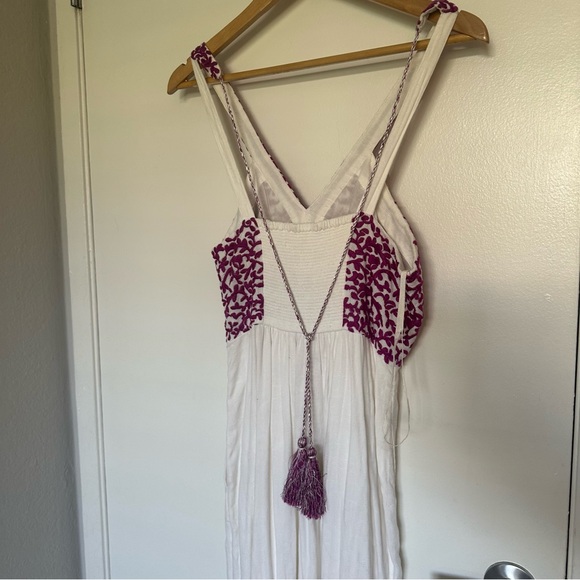 Embroidered Anthropologie Maxi Dress Size 6 - Picture 7 of 10